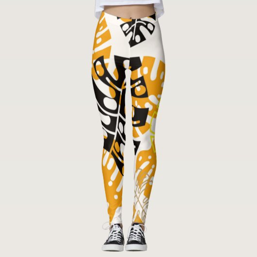 Classics Ladys leafs Leggings (Vorderseite)