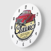 Classics Truck Große Wanduhr (Winkel)
