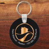 Classiy House Realtor Promotional Keychains Schlüsselanhänger (Rückseite)