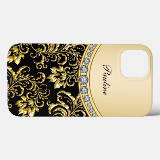 Classiy Monogram Design Case-Mate iPhone Hülle (Rückseite (Horizontal))