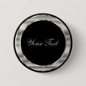 Classiy Silver and Black Template Button (Vorderseite)