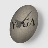 Classiy YOGA Wall Clock Runde Wanduhr (Winkel)