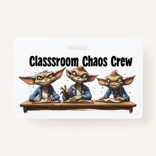Classroom Chaos Crew Ausweis (Vorderseite)