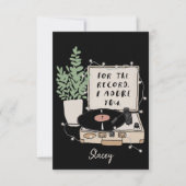 Classroom "For the Record, I Adore You" V'Day Card (Vorderseite)