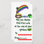 Classroom Irish Valentine Feiertagskarte (Vorne/Hinten)