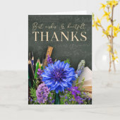 Classroom Theme Floral Teacher Thank You Karte (Gelbe Blume)