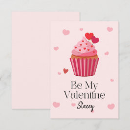 Classroom Valentine Be Mine Cupcake