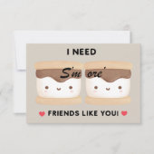 Classroom Valentine "S'more Friends Like You" (Vorderseite)