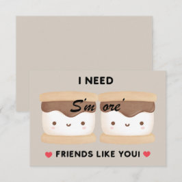 Classroom Valentine "S'more Friends Like You"