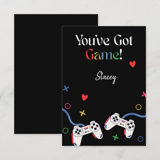 Classroom Valentine Video Gamer (Vorne/Hinten)