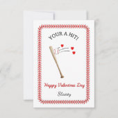 Classroom Valentine "You're A Hit" (Vorderseite)