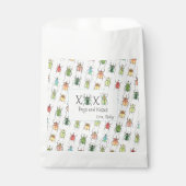 Classroom Valentine's Bugs XOXO Hugs und Kisses Geschenktütchen (Vorderseite)