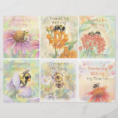 Classroom Valentines My Teacher - 6 per Sheet  Briefbogen (Vorderseite)