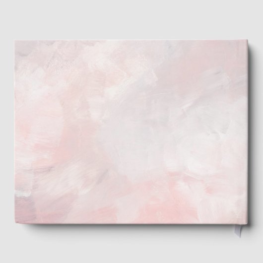 Classrosa Blume Kleid Quinceanera Custom Gästebuch (Rückseite)