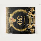 Classy 30. Man Birthday Whiskey Party Tapestry Wandteppich (Vorderseite (Horizontal))