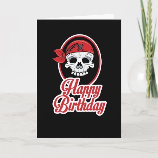 Classy aber Funny Skeleton Tattoo Birthday Card Karte (Vorderseite)