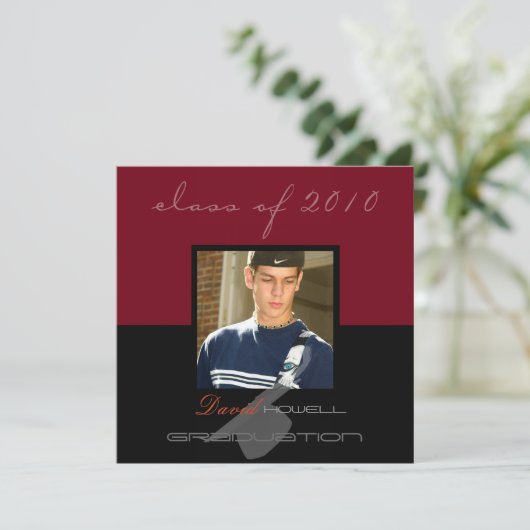 Classy Abschluss 2010/Cap Einladung (Stehend Vorderseite)