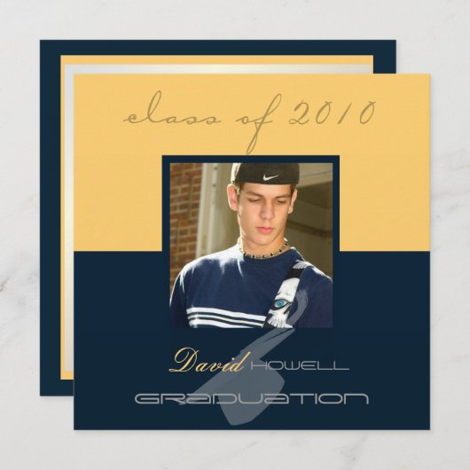 Classy Abschluss 2010/Cap Einladung (Vorne/Hinten)