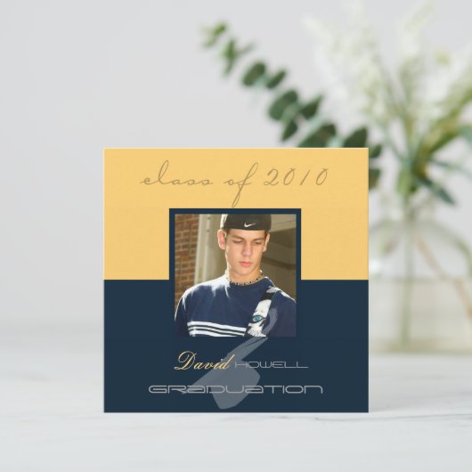 Classy Abschluss 2010/Cap Einladung (Stehend Vorderseite)