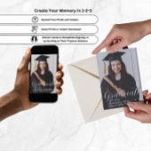 Classy Abschluss Ankündigung Foto-Vorlage