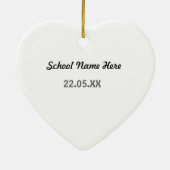 Classy Abschluss Floral Keramikornament (Hinten)