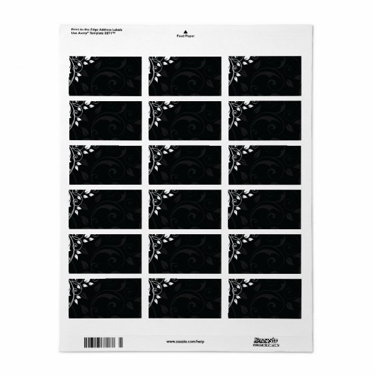 Classy Address Labels Adressaufkleber (Vorne)