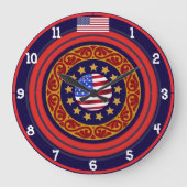 Classy Americana Wall Uhr (Vorderseite)