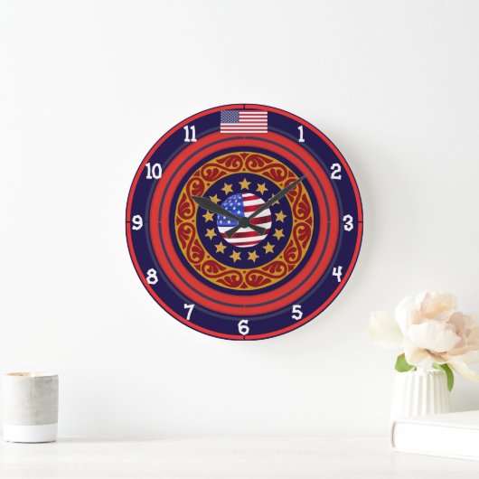 Classy Americana Wall Uhr (Zuhause)