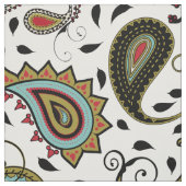 Classy and Beautiful Paisley on White Stoff (Muster)