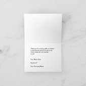 Classy Anwalt Kunde Vielen Dank Karten (Innenseite)