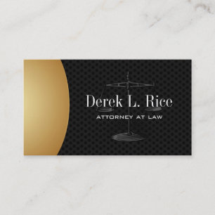 Classy Attorney Business Cards Visitenkarte