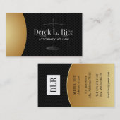 Classy Attorney Business Cards Visitenkarte (Vorne/Hinten)