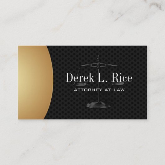 Classy Attorney Business Cards Visitenkarte (Vorderseite)