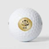 Classy Attorney Theme Golfball (Vorderseite)