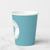 Classy Beach Brautparty Cup | Meeresschildkröte Pappbecher (Links)