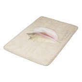 Classy Beach Ocean Seashore Wohngestaltung Badematte (Schrägansicht)