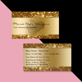 Classy Beauty Friseur Business Cards Visitenkarte