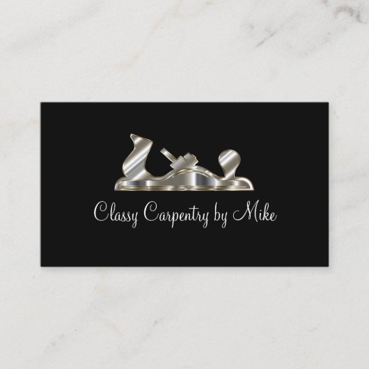 Classy Beruflich Carpenter Visitenkarte (Vorderseite)