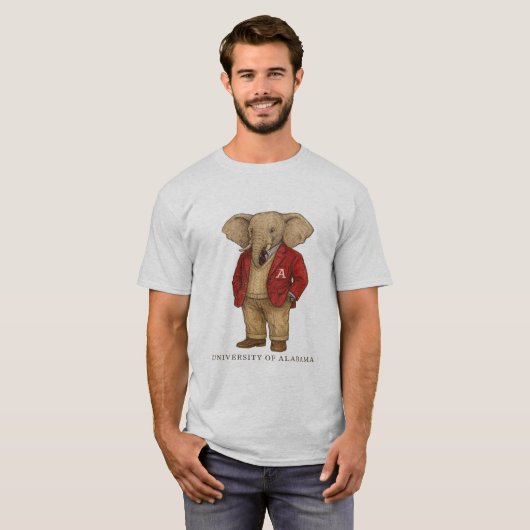 Classy Big Al; University of Alabama Game Day Shir T-Shirt (Vorne ganz)