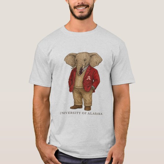 Classy Big Al; University of Alabama Game Day Shir T-Shirt (Vorderseite)