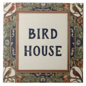 Classy Bird Custom House Name Plate Schild Plaque Fliese (Vorderseite)