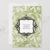 Classy Birth Announcement Foto-Karte Ankündigung (Rückseite)