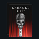 Classy Black 30. Geburtstag Karaoke Night Party Einladung<br><div class="desc">Classy Black 30. Geburtstag Karaoke Night Party Einladung</div>