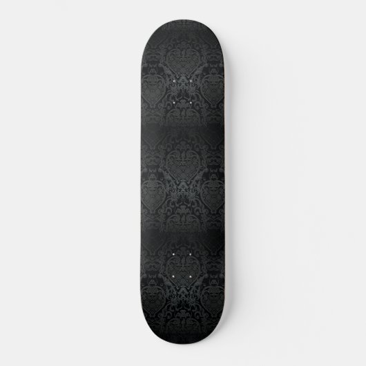 CLASSY BLACK BAROQUE WAPPEN SKATEBOARD (Vorderseite)