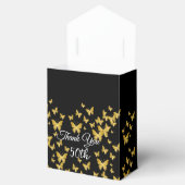 Classy Black & Gold Chic 50. Hochzeitstag Geschenkschachtel (Geöffnet)