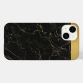 Classy Black Gold Marmor Muster iPhone / Android Case-Mate iPhone Hülle (Rückseite (Horizontal))