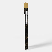 Classy Black Gold Marmor Muster iPhone / Android Case-Mate iPhone Hülle (Rückseite / Links)