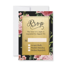 Classy Black Gold Vintag Floral UAWG Reply