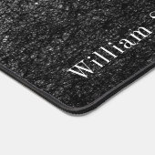 Classy Black Graphite Stift Gezeichnet Schreibtischunterlage (Ecke)