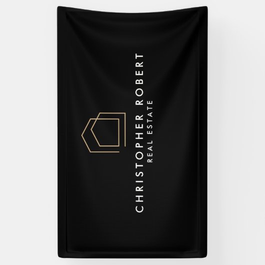 Classy Black Real Anwesen Banner (Vertikal)